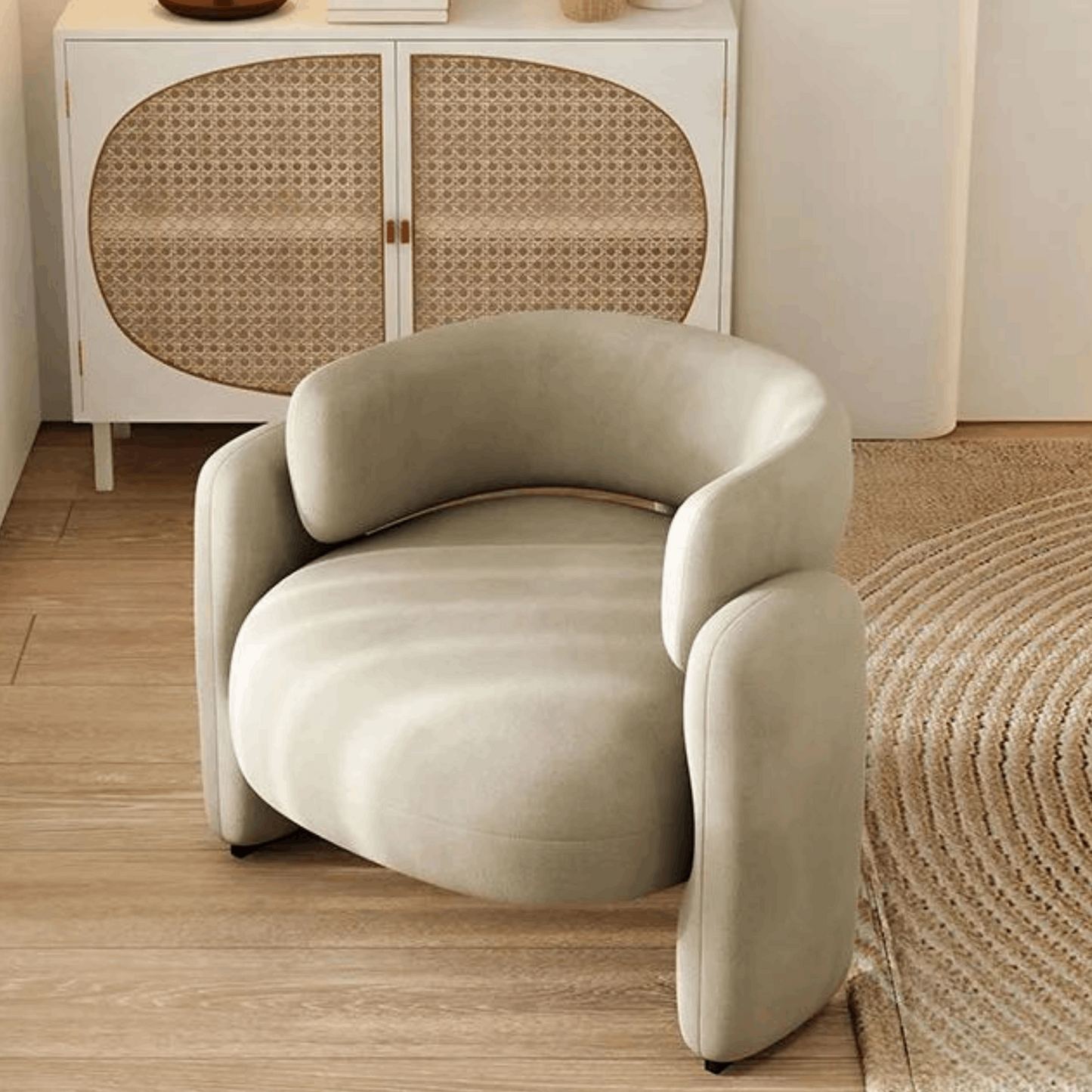 Fauteuil en velours contemporain et design – VELVETUDE