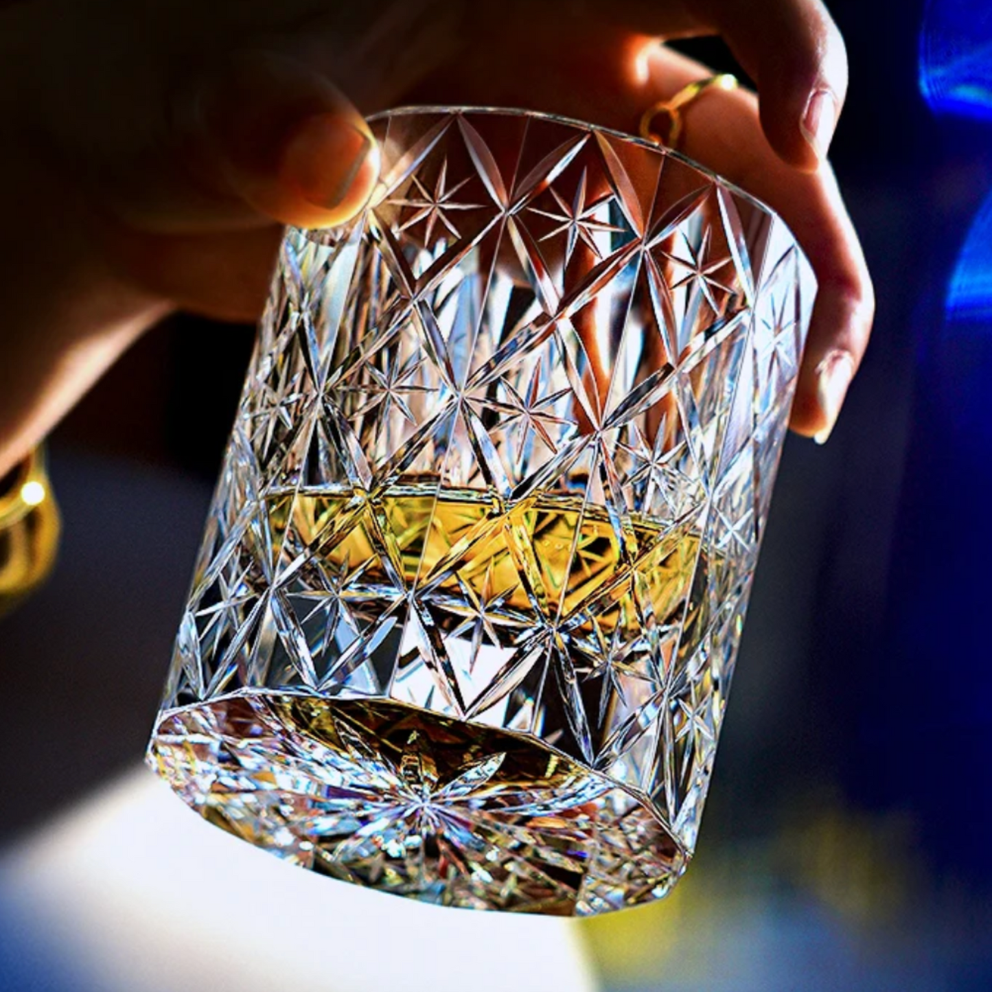 Edo Kiriko K9 Crystal Whiskey Glass - ELEXIA