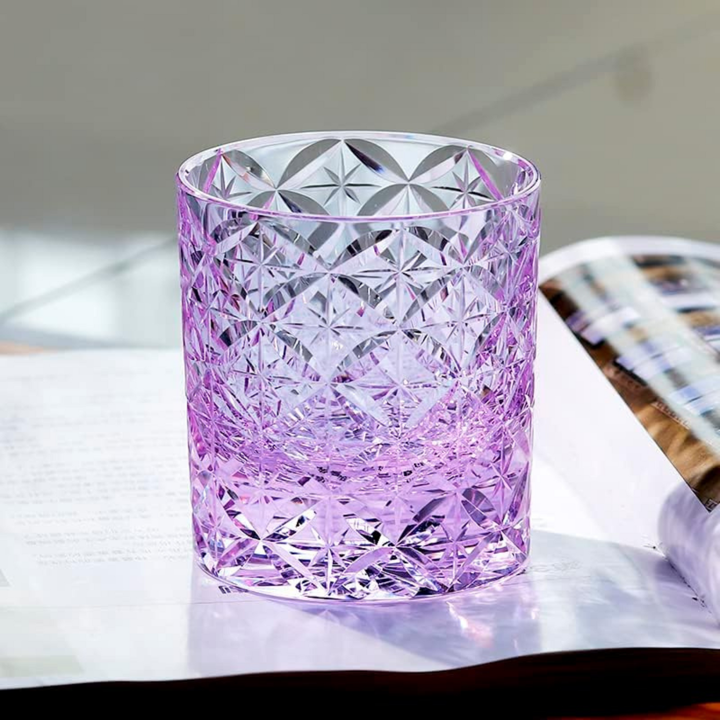 Design K9 crystal glass Edo Kiriko - ELEXIA