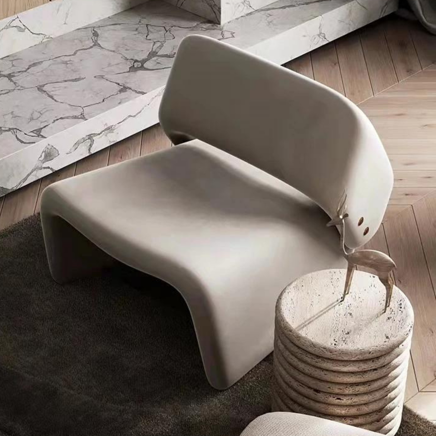 Design and contemporary armchair – EPURE