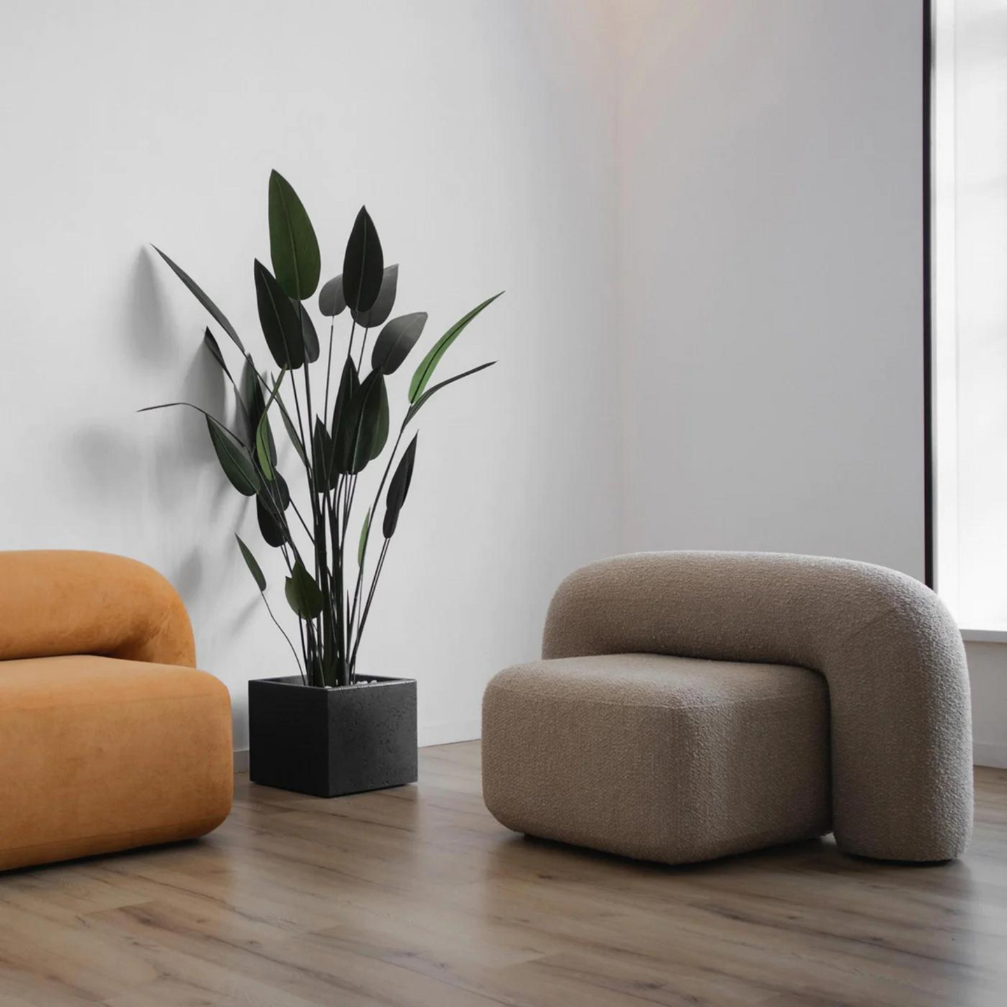 Minimalist and modern armchair - SOFIA