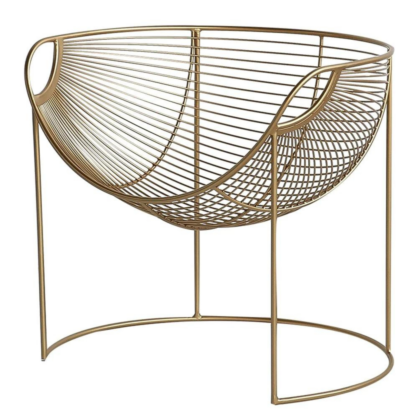 Design and modern gold metal armchair – OPULENCE