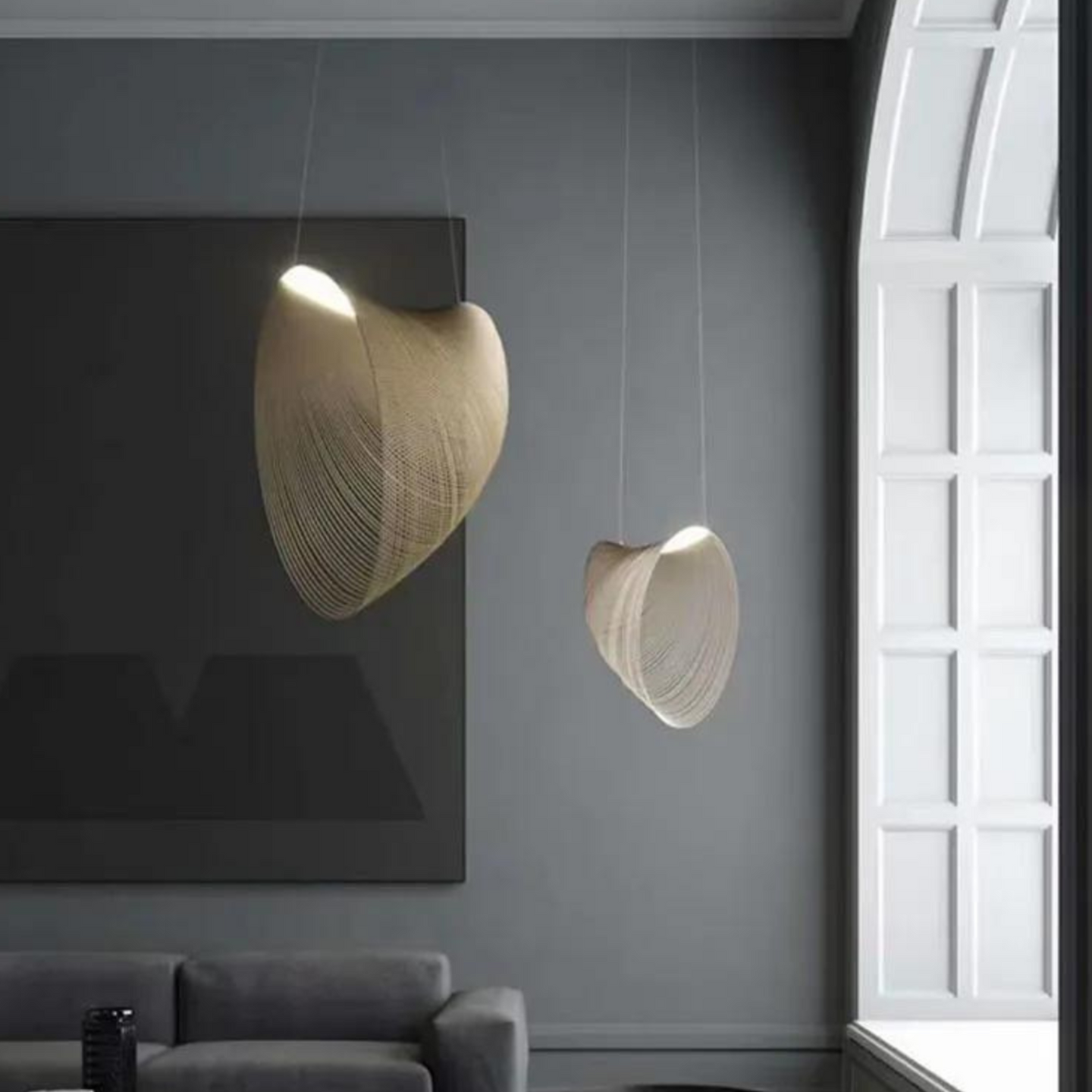 Contemporary hanging chandelier – ARMINEL