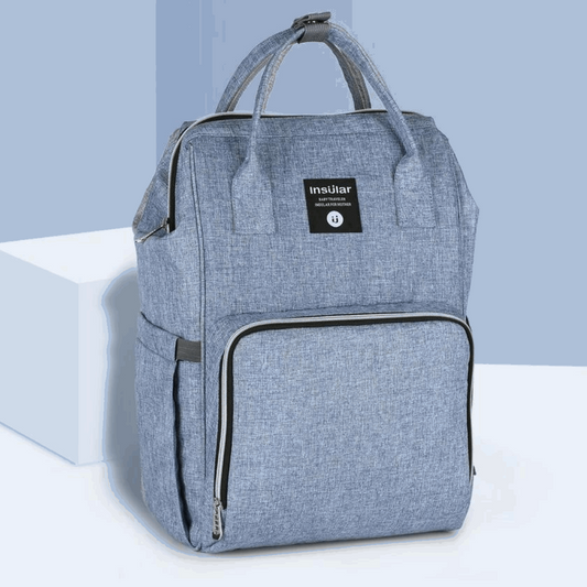 Sac à langer à dos imperméable denim – LILY