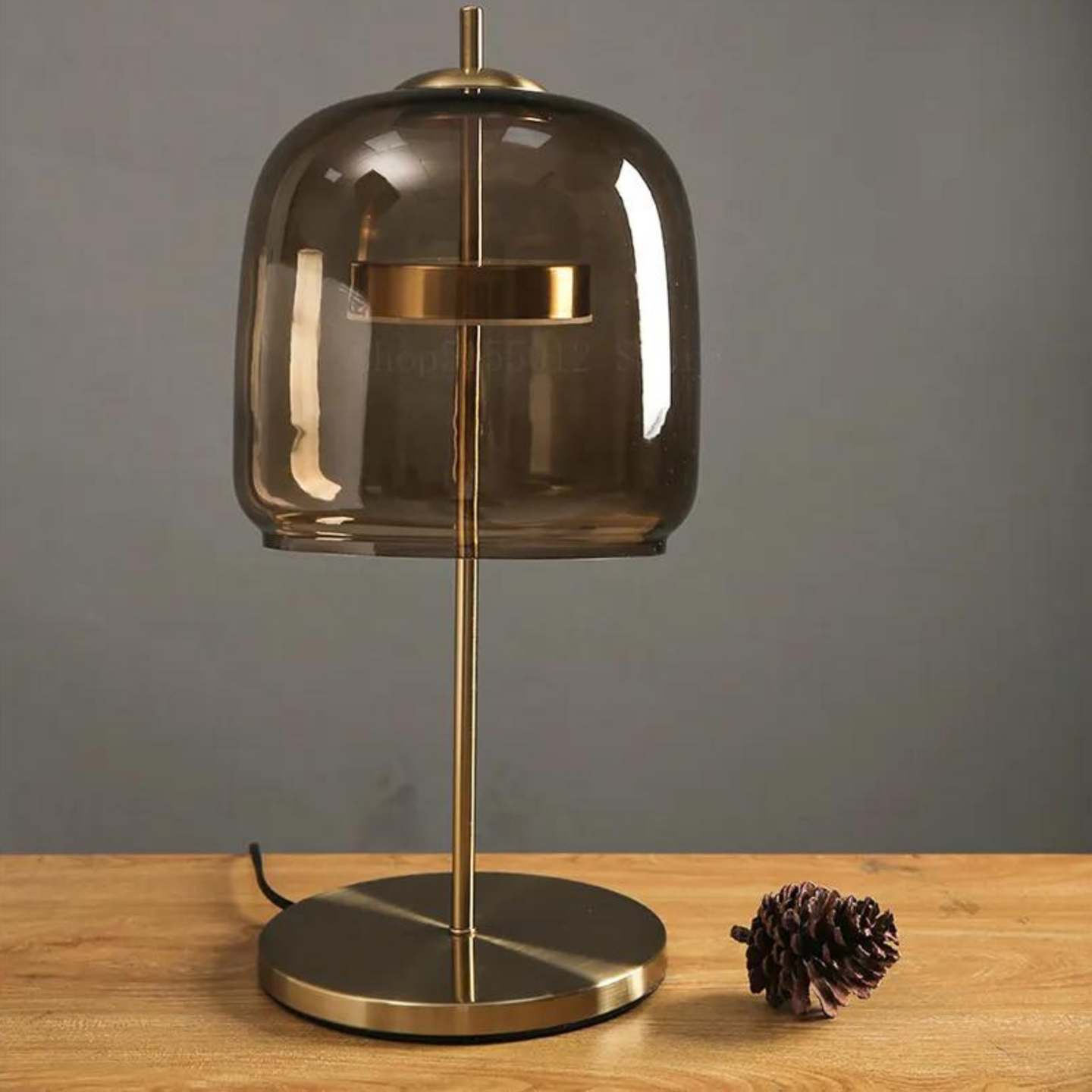 Design and modern glass table lamp – LUXORIA