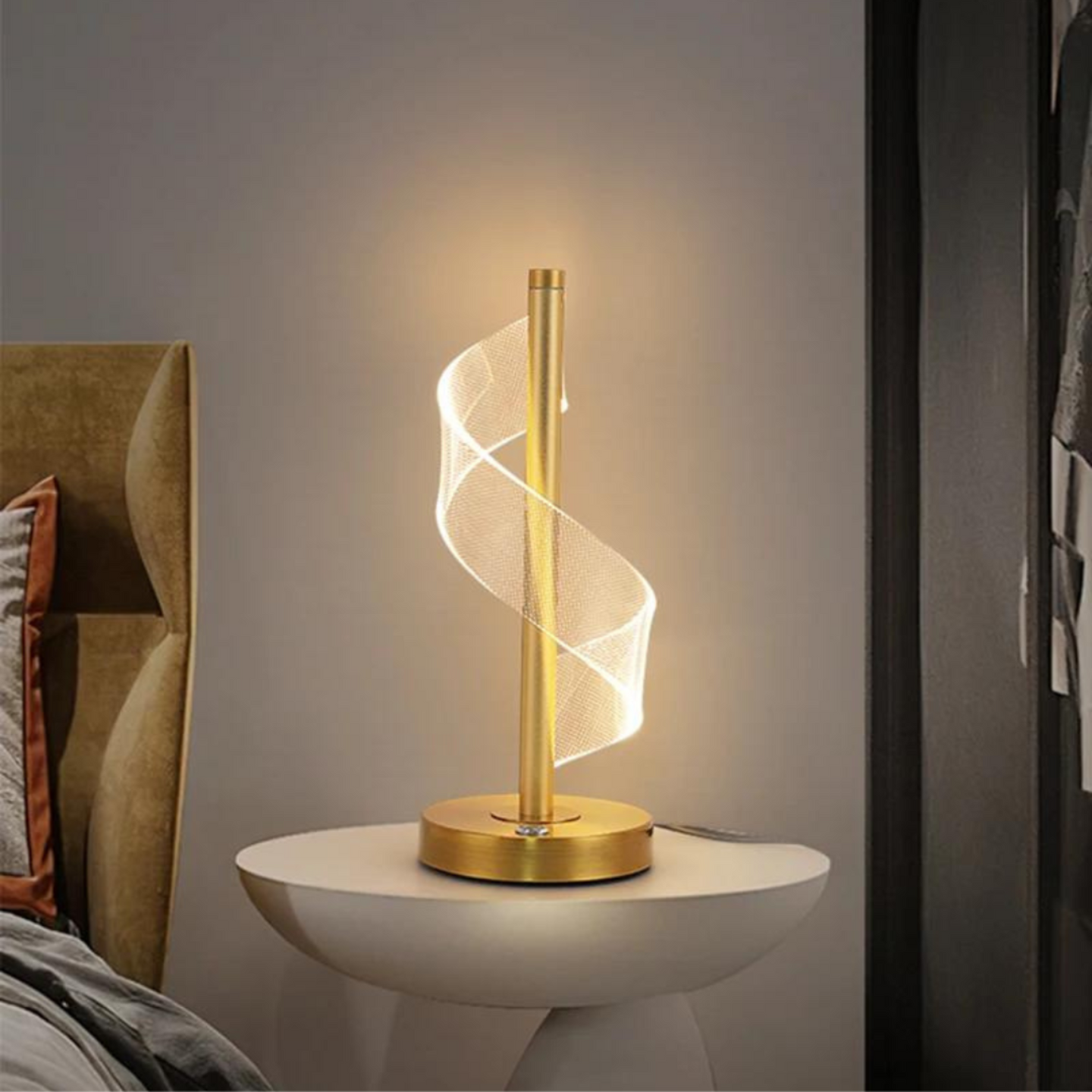 Design and modern acrylic table lamp - LIVIA