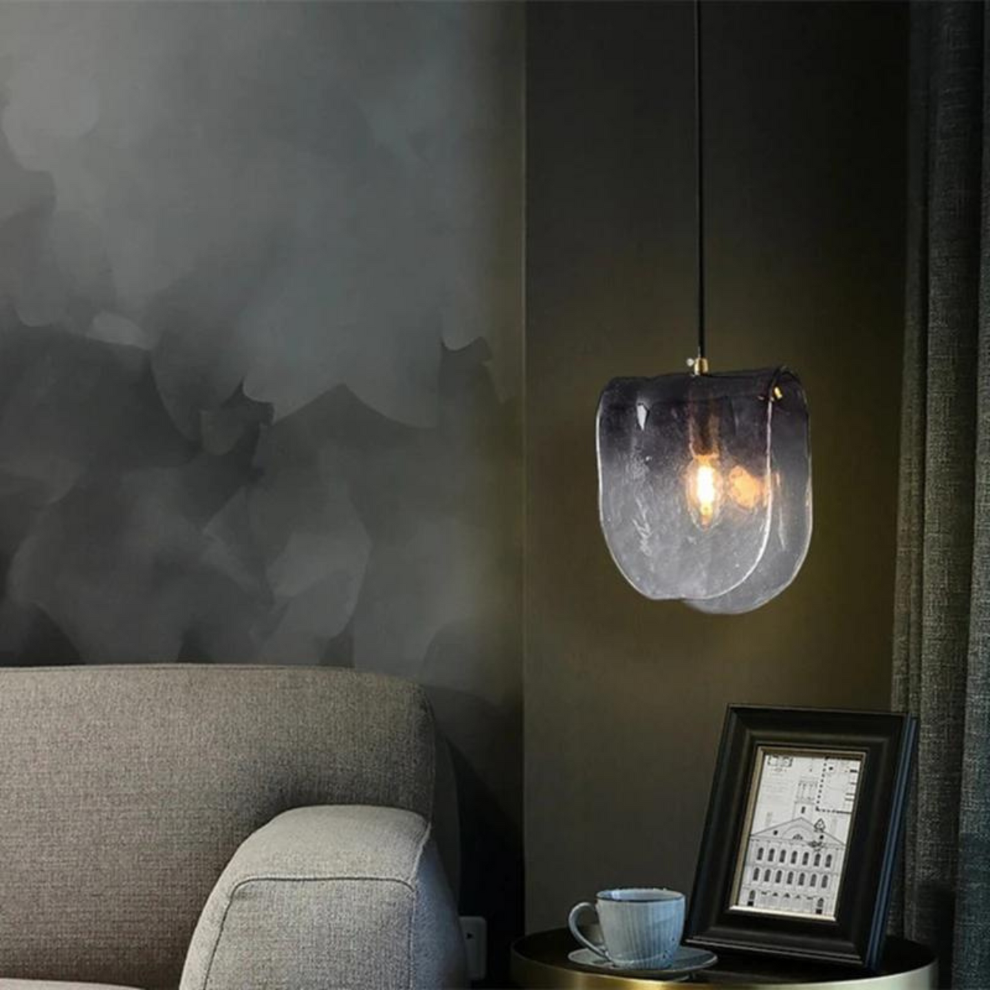 Contemporary crystal hanging chandelier – CRISTALISE