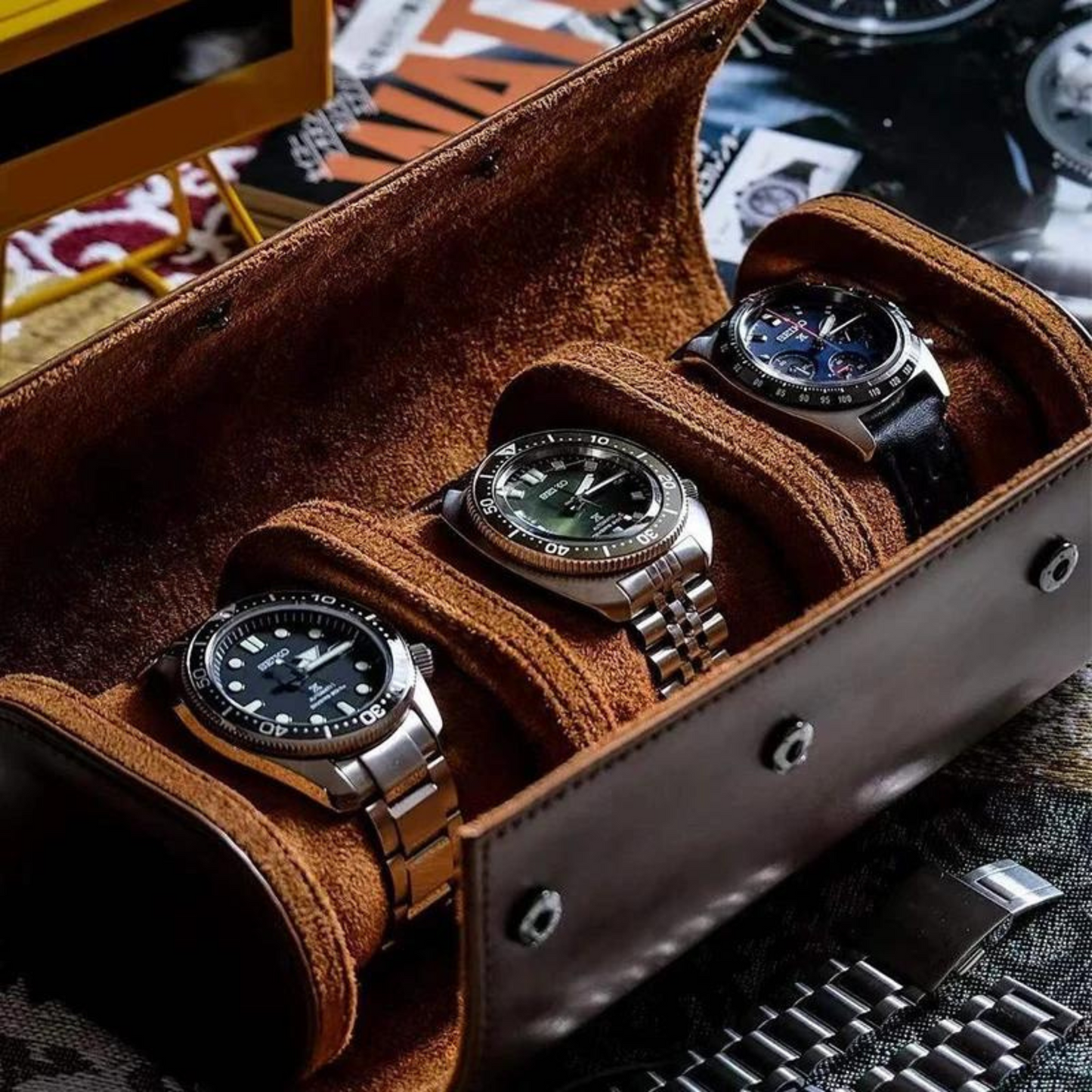 Étui pour montre en cuir de style vintage – NOMAD