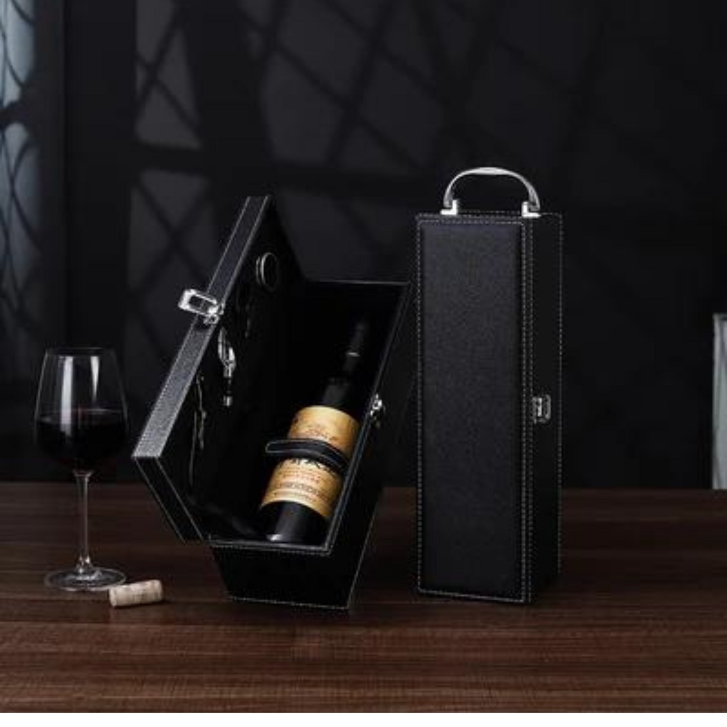 Genuine Leather Wine Bottle Gift Box – IMPERIAL