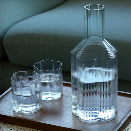 Carafe à eau en verre design – LYRA