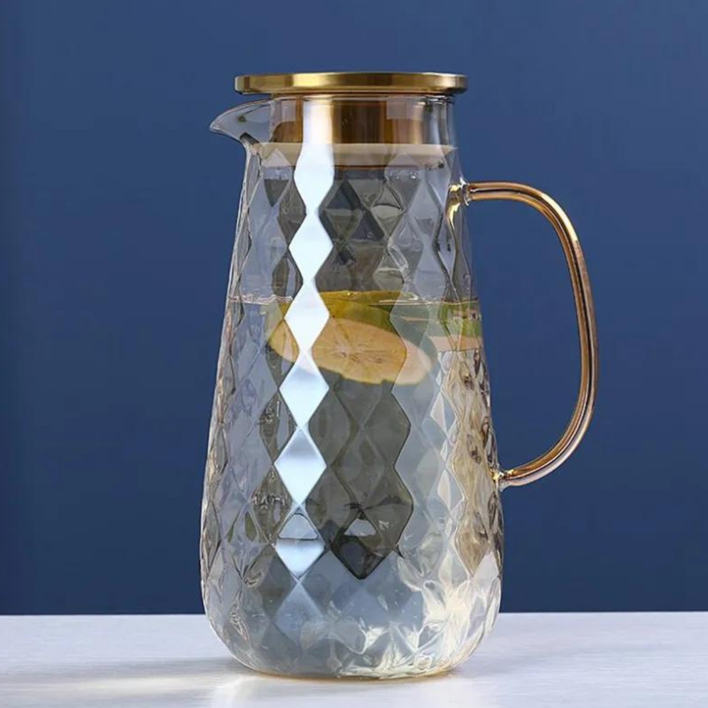 Design glass water carafe - DIAMA