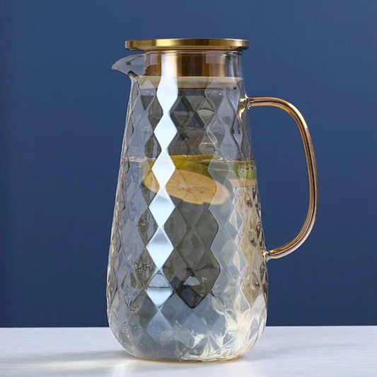 Carafe d’eau en verre design - DIAMA