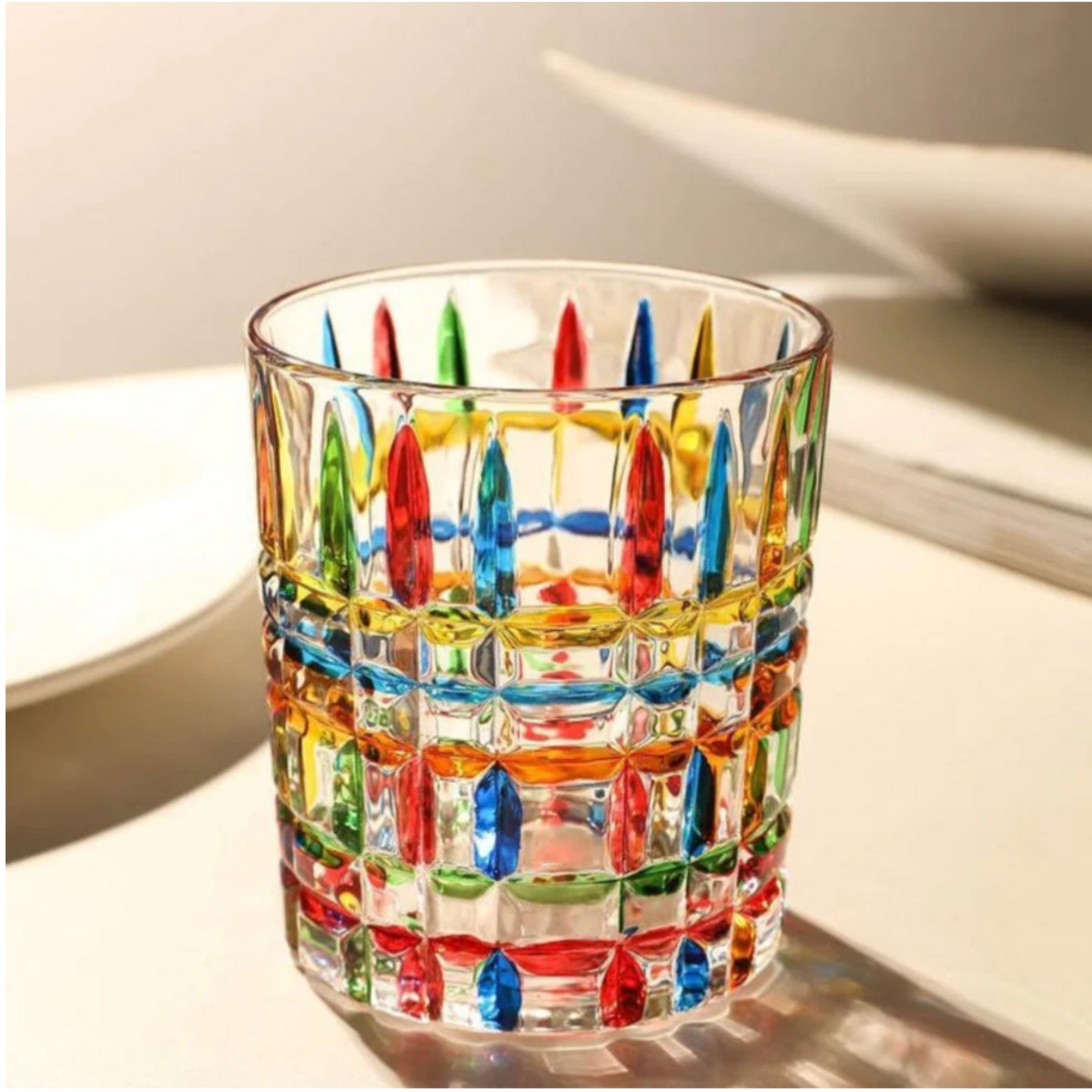 Colorful and modern water glass – FANTASY