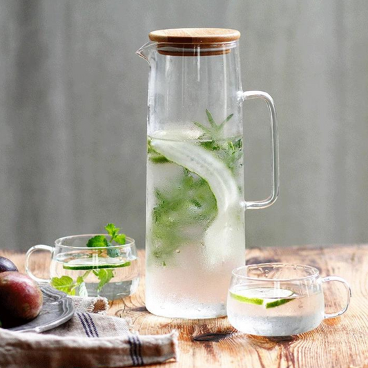 Carafe d’eau en verre épuré – AQUALINE