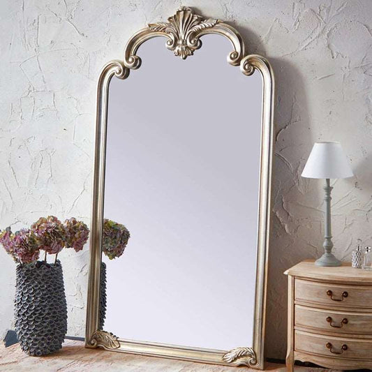 Grand miroir de style ancien en bois sculpté – EMPIRE